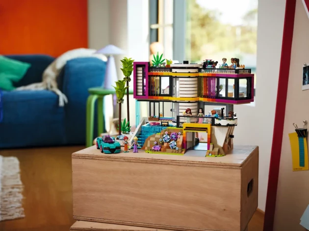 LEGO's Friends Andrea's Modern Mansion on a table