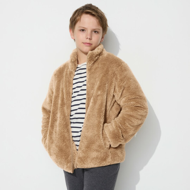 Kids’ Fluffy Fleece Full-Zip Jacket