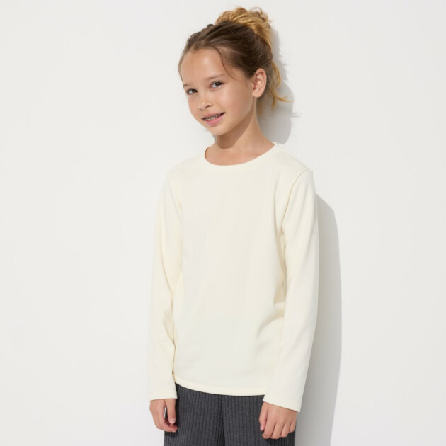 Kids’ HEATTECH Ultra Warm Crew Neck T-Shirt