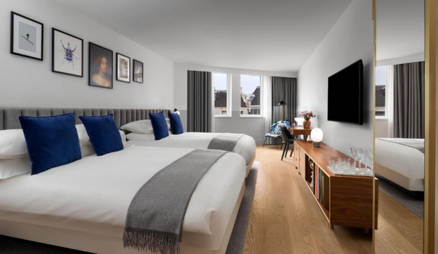 a light and airy bedroom in Kimpton de Witt, Amsterdam
