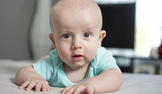 Four-month-old baby