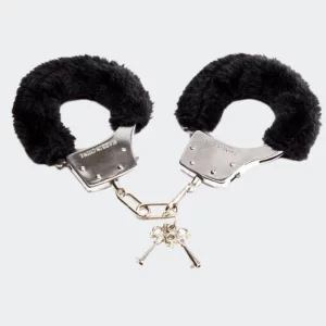Black Faux Fur Handcuffs, £10