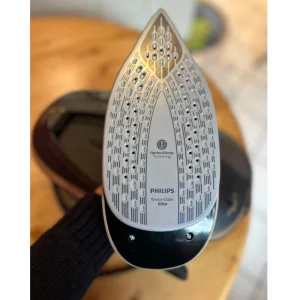 Philips PSG8300/80 Steam Generator Iron being hand tested by Mumsnet