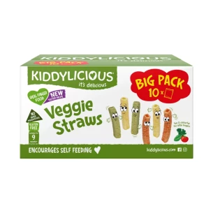 Kiddylicious Veggie Straws (10 x 12g)