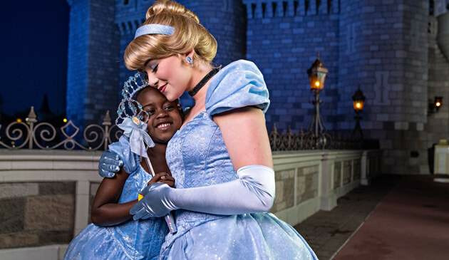 Cinderella at Walt Disney World in Florida