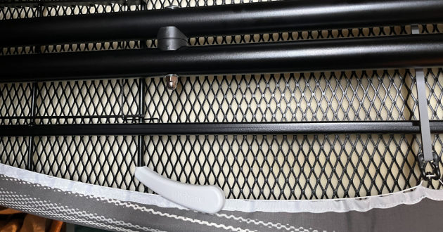 Mumsnet journalist Poppy O'Neill testing the Brabantia Titan Ironing Board