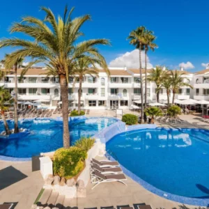 a sunny day in a Mallorcan hotel