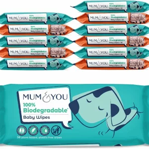 Mum & You 100% Biodegradable Baby Wipes
