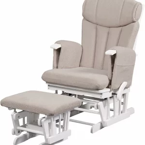 KUB Chatsworth Glider Nursing Chair and Foot Stool