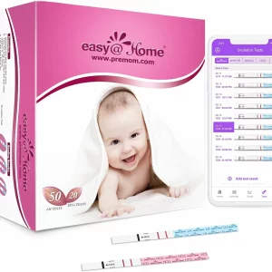 Easy@Home 50 Ovulation Test Strips and 20 Pregnancy Test Strips