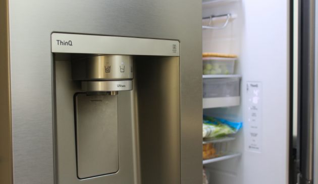 UVNano™ technology cleans the water and ice dispenser