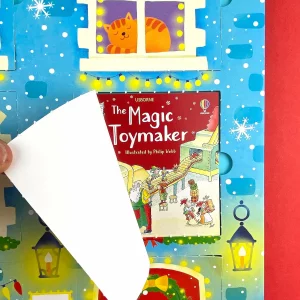 Usborne Advent Calendar Book Collection close up of The Magic Toymaker book