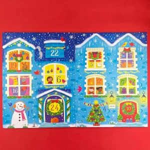 Usborne Advent Calendar Book Collection showing open calendar