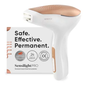 A product image of the Sensica Sensilight Pro™ Cordless IPL Laser Home Hair Removal