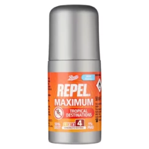 Boots Repel Maximum 50% DEET & PMD Roll-on, £5.50