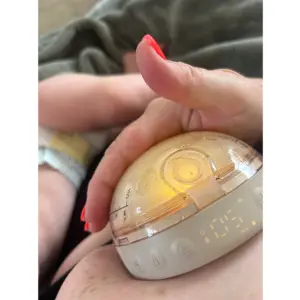 Mum using Eufy S2 Pro breast pump
