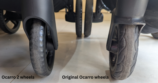 Ocarro 1 versus 2 wheels