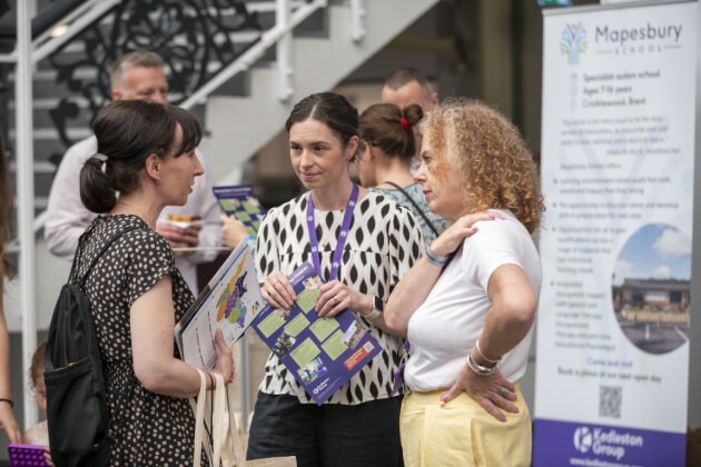 Parents speak with experts at the Autism & ADHD Show