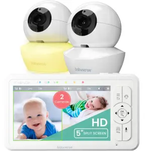 Babysense 7 cameras with split screen