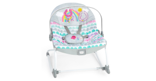 Bright starts cosy rainbow bouncer