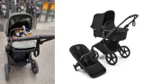baby in Bugaboo Cub 2 in 1 pushchair