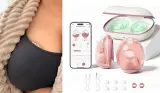 Mum using Momcozy Air 1 breast pump