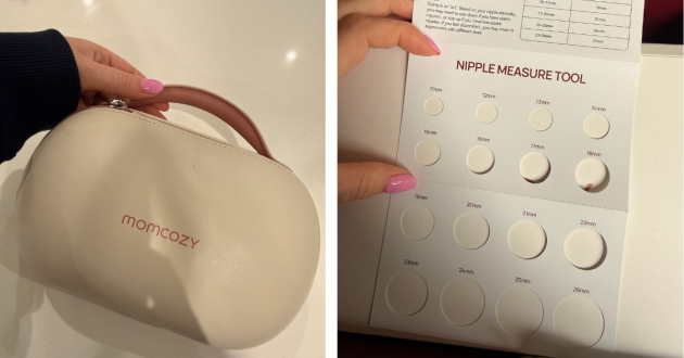 Momcozy Air 1 in the case and nipple guide