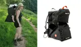 mum using Out n About Nipper Trek carrier
