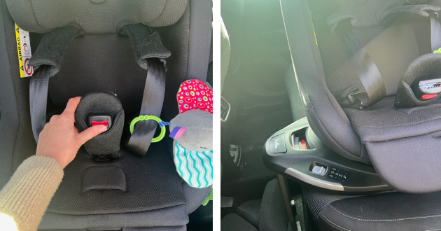 Mum testing the Silver Cross Approach Plus 360