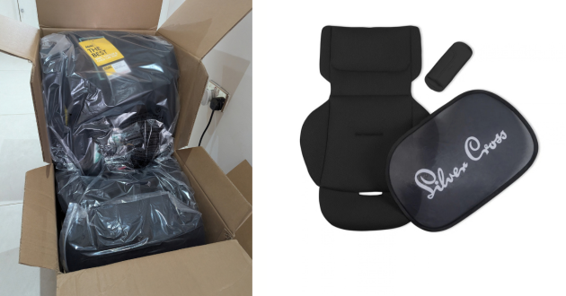 Silver Cross Motion 3 All size car seat in the box