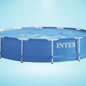 Intex 12ft x 30in Metal Frame Swimming Pool with Filter Pump