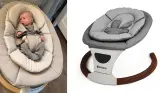 baby in Amana DreamX baby swing