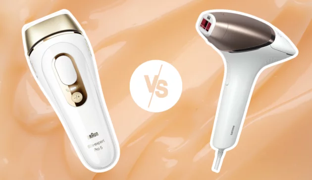 Braun IPL Silk Expert Pro 5 AND Philips Lumea