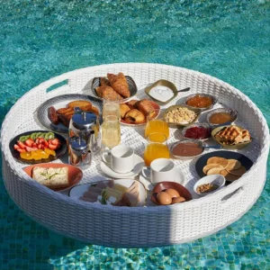 Breakfast served in the pool at Atlantica Holiday Village Rhodes
