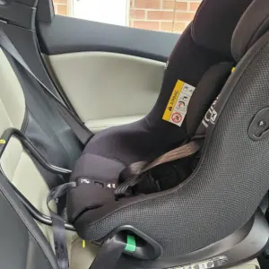 Axkid Minikid Core installed in back of car
