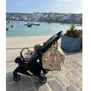 Baby in iCandy Pip in Cornwall