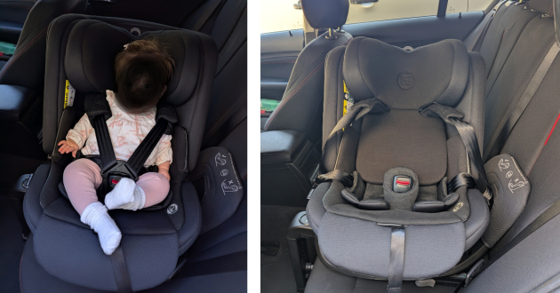 Baby in Silver cross Motion 3 all size car seat