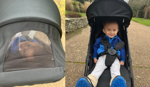 Baby jogger city tour 2 harness and peekaboo window