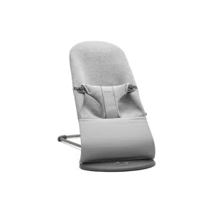 BabyBjörn Bouncer Bliss stock image in grey jersey