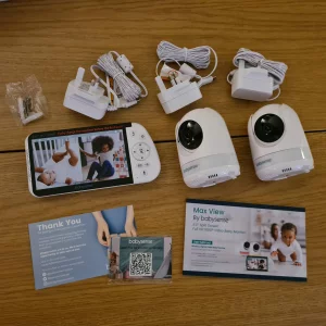 Babysense 5.5” 1080p Full HD Split-Screen Baby Monitor