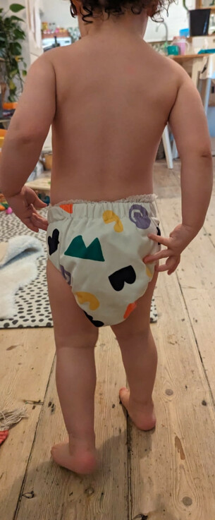 Bambino Mio Revolutionary Nappy review image showing toddler