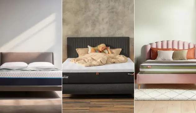 A selection of mattresses for hot sleepers from Tempur, Emma and Simba