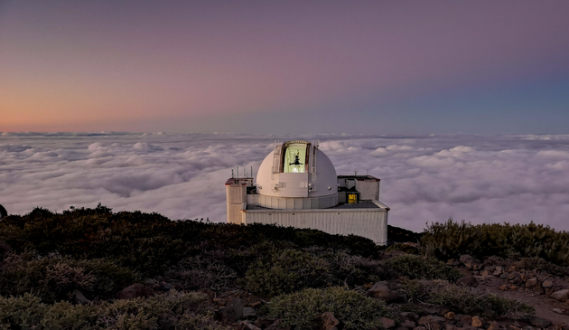 the observatory on la palma, canaries