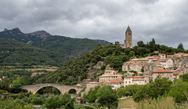 a picturesque town in the languedoc region