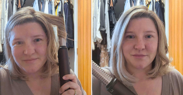 Bellissima Italia Prodigy Air Hair Styler before and after