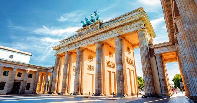 The Brandenburg Gate in Berlin