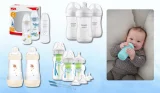 best baby bottles hero image featuring philips avent, nuk, mam, dr browns and twist n shake