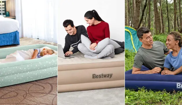 A grid of the best inflatable airbeds and mattresses