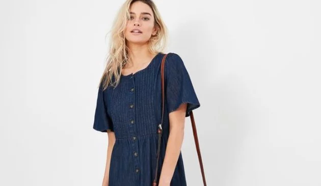 best denim dresses