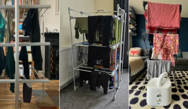 A grid of the best heated clothes airers